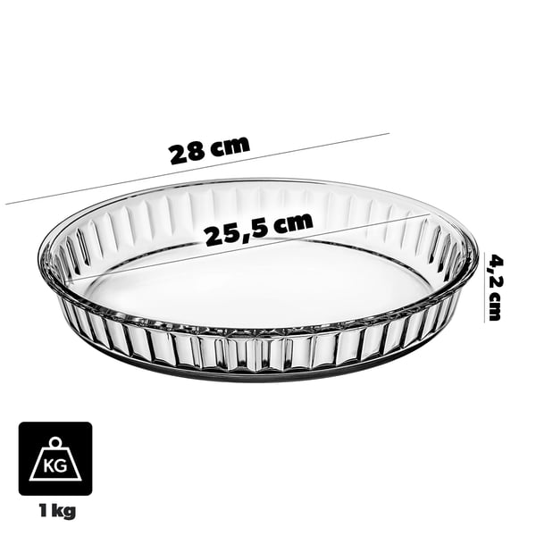 Ovnfast Fad - Gratinfad - Keramik - Varmebestandig - 27 cm - CE/EU-godkendt