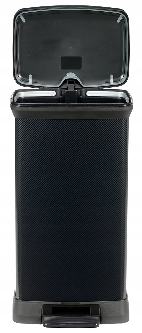 Affaldsspand - Pedalspand - Kapacitet 50 l - Metal-look