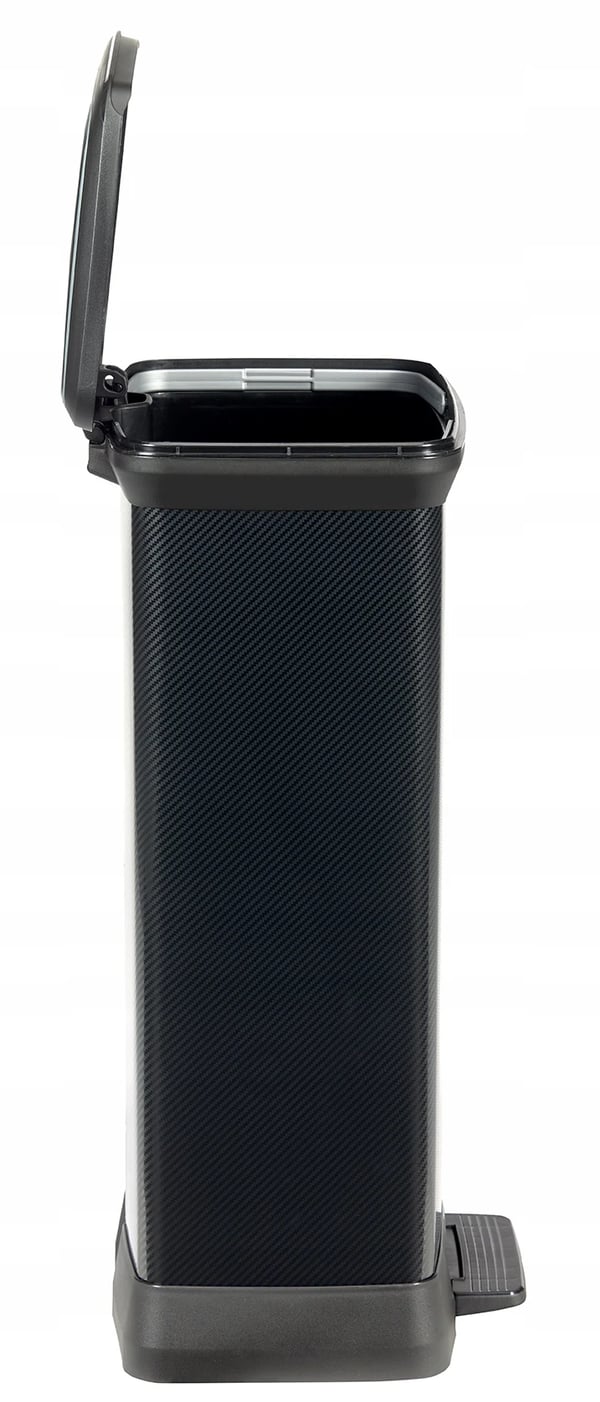 Affaldsspand - Pedalspand - Kapacitet 50 l - Metal-look
