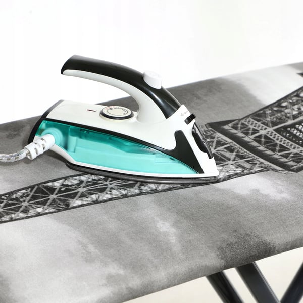 Strykbrädeöverdrag - Stretch - 148x52 cm - Elastisk Passform - Eiffeltorn-Motiv