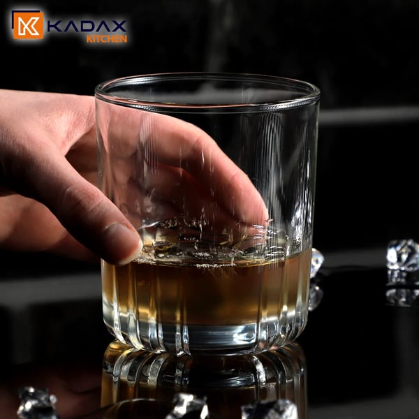 Drikkeglas - Sæt 6 stk - 280 ml - Glas - Whiskyglas og juiceglas - FCM-certificerede