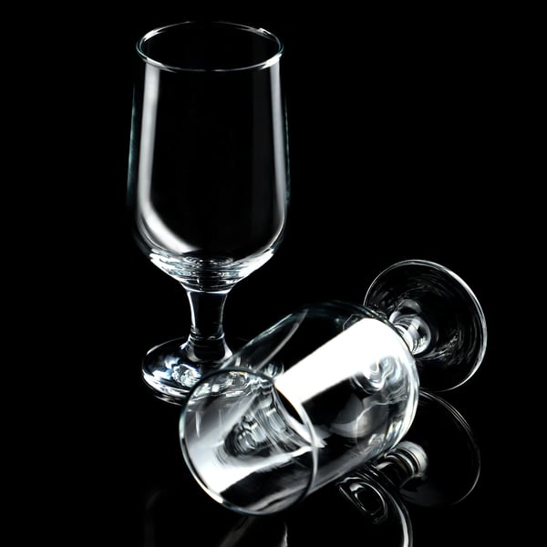 Ølglas - Pintglas - Volumen 385 ml - 6-pak - Fødevaresikker FCM - Brunt glas