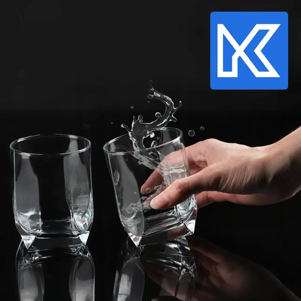 Whiskyglas - Tumbler - 320 ml - Sæt med 6 - Glas - Til whisky og drinks