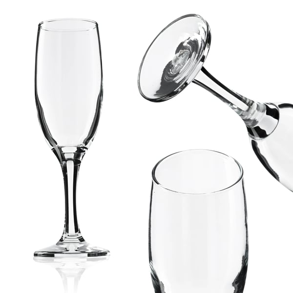Prosecco- og champagneglas - 6-stk. sæt - 190 ml - FCM-certificerede - Fremstillet i Polen Prosecco- og champagneglas - 6-stk. sæt - 190 ml - FCM-certificerede - Fremstillet i Polen