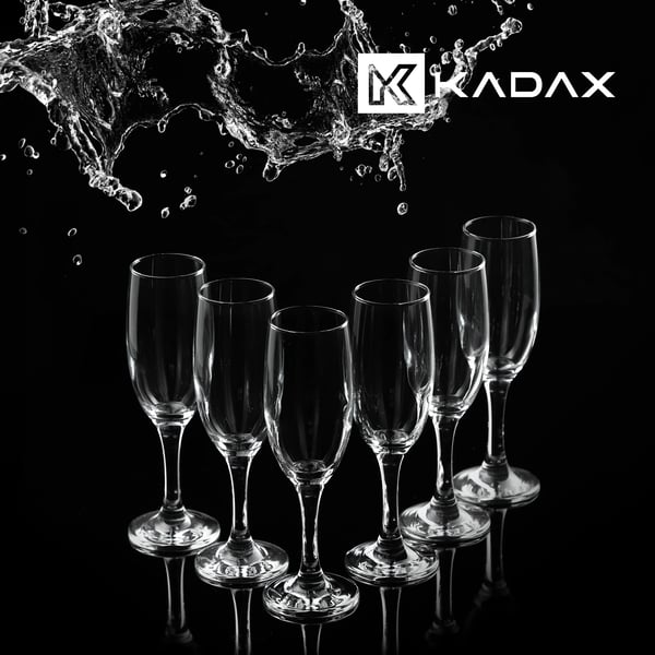 Prosecco- og champagneglas - 6-stk. sæt - 190 ml - FCM-certificerede - Fremstillet i Polen