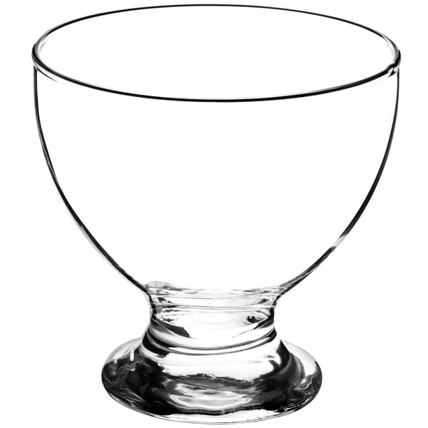Dessertskåle - Glasskåle - Rund Form - 450 ml - Sæt med 12 - FCM-godkendte