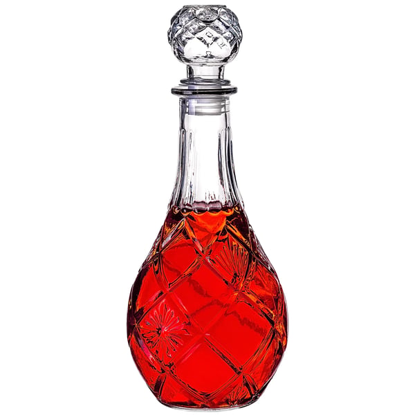Whiskykaraff - Dekanter - Kristallglas - 0,8 l - Med Propp - FCM-certifierad