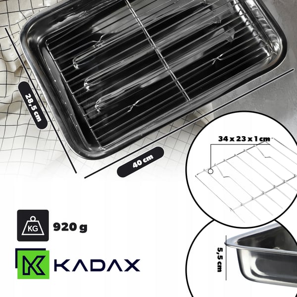 Bageform - Kageform - Metal - Med rist - 40 cm - CE/EU