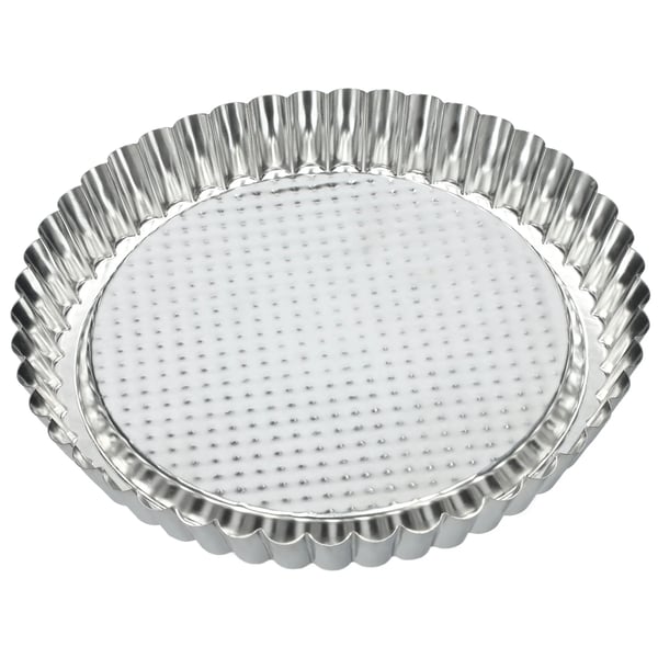 Bageform - Tærte-/Quicheform - Rund 22 cm - Metal - CE/EU-Certificeret