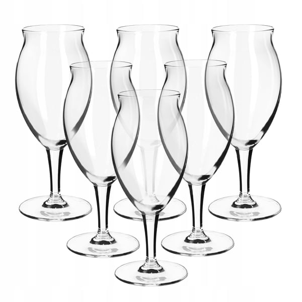 Ølglas - Pokalglas - Sæt 6 stk - 410 ml pr. glas - FCM-godkendt - Fremstillet i Polen Ølglas - Pokalglas - Sæt 6 stk - 410 ml pr. glas - FCM-godkendt - Fremstillet i Polen