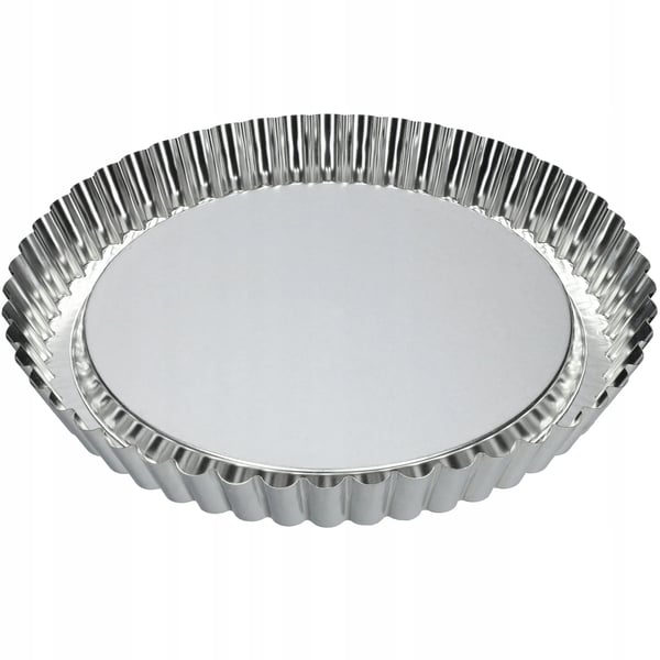 Bageform - Tærte-/Quicheform - Rund - Diameter 30 cm - Metal - CE/EU