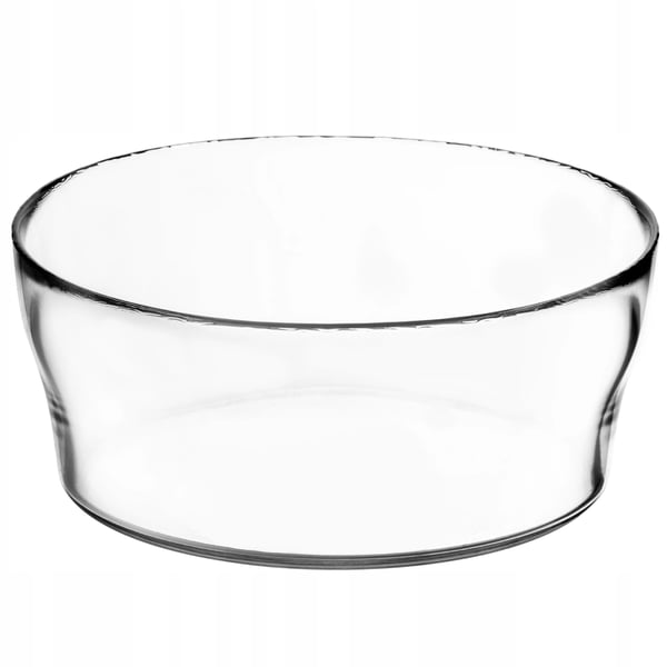 Glasskål - Salatskål - Frugtskål - Diameter 19 cm - CE/EU-godkendt - Fremstillet i Polen