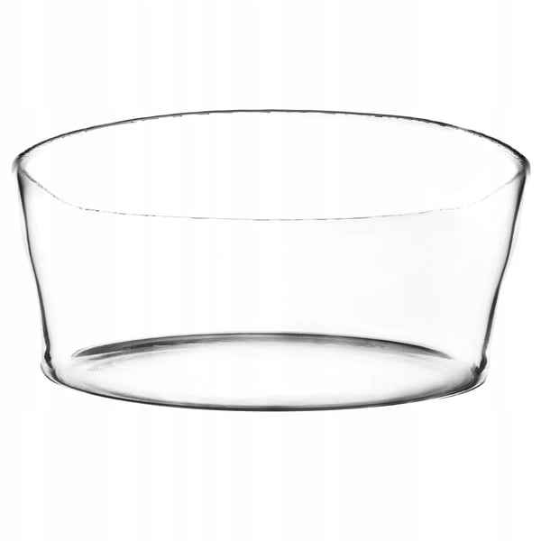 Glasskål - Salladsskål - Fruktskål - Diameter 19 cm - CE/EU-godkänd - Tillverkad i Polen