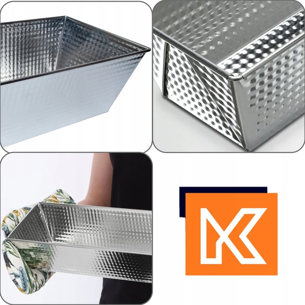 Bageformssæt - Kage- og brødforme - Metal - XXL - 3-pak - CE/EU-certificeret