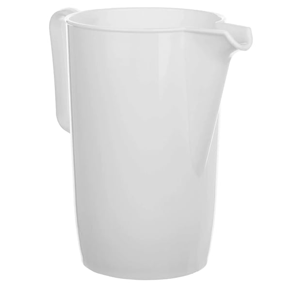 Plastkande - Serveringskande - 2 l - FCM-godkendt - Fødevaregodkendt - Hvid