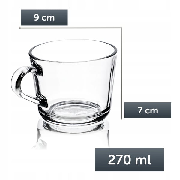 Dricksglas och Vattenglas - Set 6-pack - 270 ml - Glas
