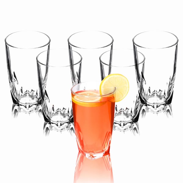 Dricksglas - Longdrinkglas/vattenglas - 440 ml - Set med 6