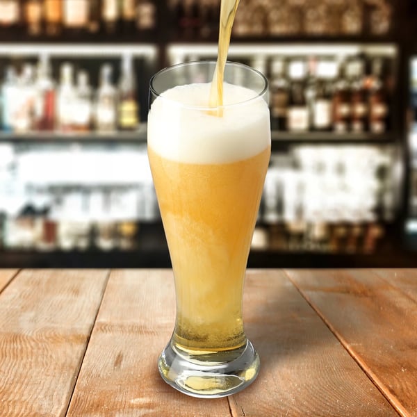 Ølkrus/Ølglas - Sæt af 4 - Kapacitet 665 ml - Glas - FCM-godkendt
