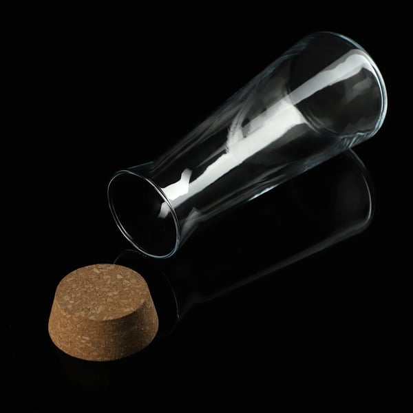 Glaskaraffel - Kande/Karaffel - 1 Liter - Til Vand, Juice, Limonade og Vin - FCM-certificeret
