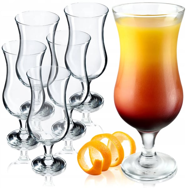 Ölglas - Set - Antal 6 st - Volym 460 ml - FCM-certifierade - Brun