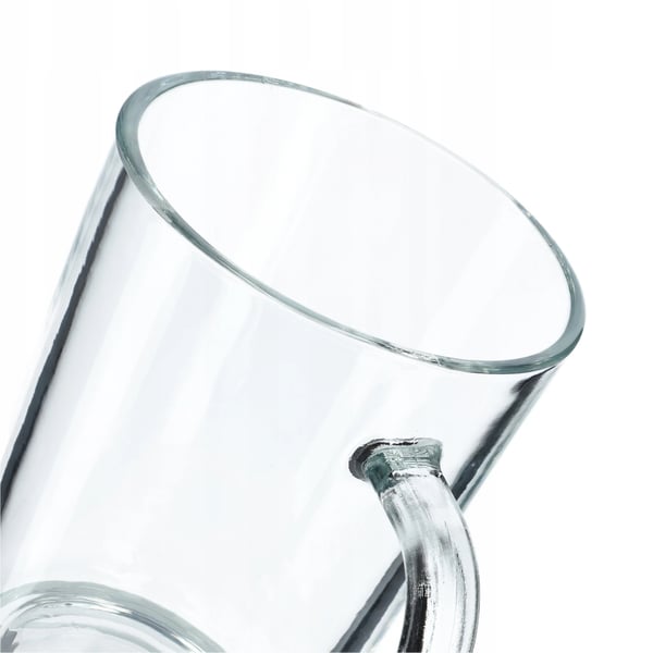 Glas til te og kaffe - Sæt med 2 - 410 ml - FCM-godkendt til fødevarer - Brun