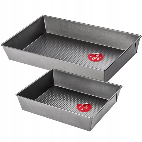 Bakform Set - Kakformar - Non-stick - Metall - CE/EU