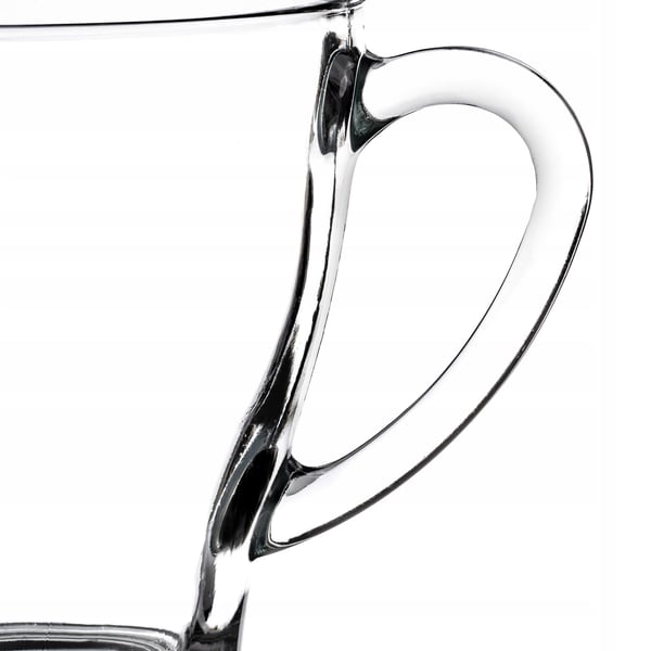 Te- og kaffeglas - Sæt med 6 - 250 ml - Med hank - FCM-certificeret - Fremstillet i Polen