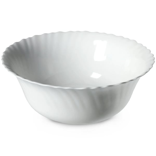 Salatskål/Frugtskål i glas - Serveringsskål - 23 cm - CE/EU-certificeret