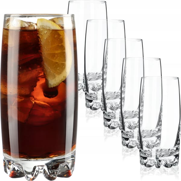 Juice- og drikkeglas - 6-pak - 365 ml - FCM-certificerede