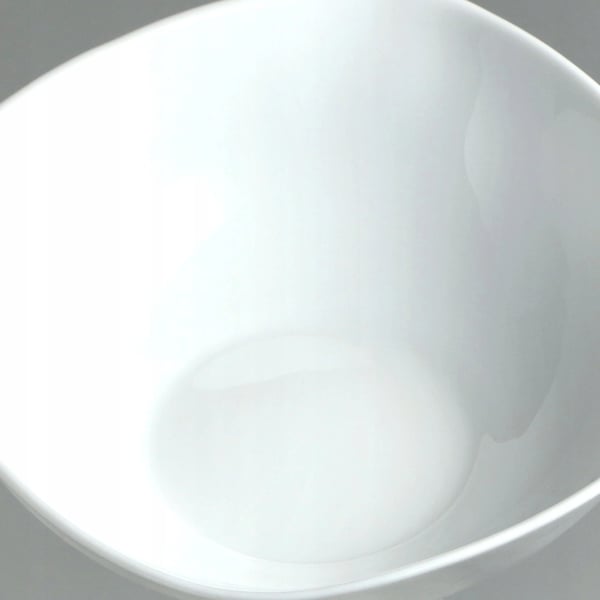 Glasskålsæt - Salatskåle - 6 stk. - Ø 19 cm - Glas - Til salat, suppe, snacks - Hvid