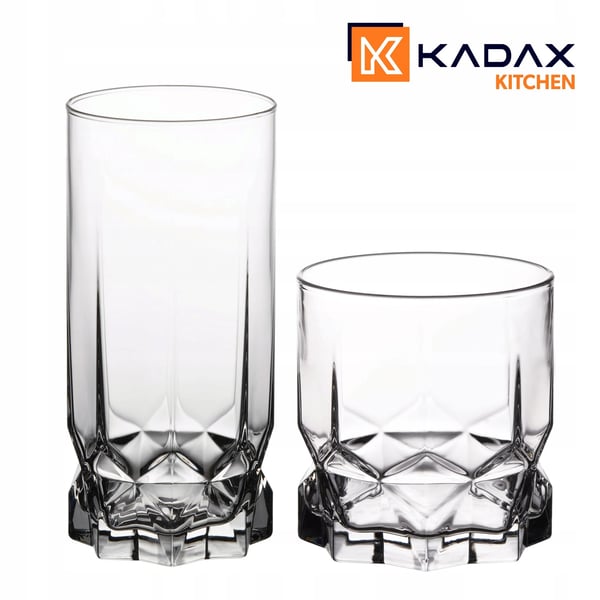 Drikkeglas Vandglas - Glassæt - 12-pak - 325 ml - Til vand, juice og sodavand