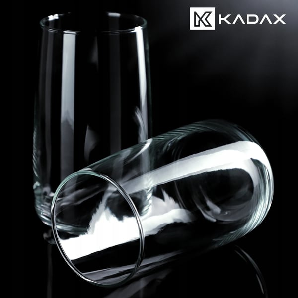 Dricksglas - Set 8-pack - 480 ml Per Glas - Brun