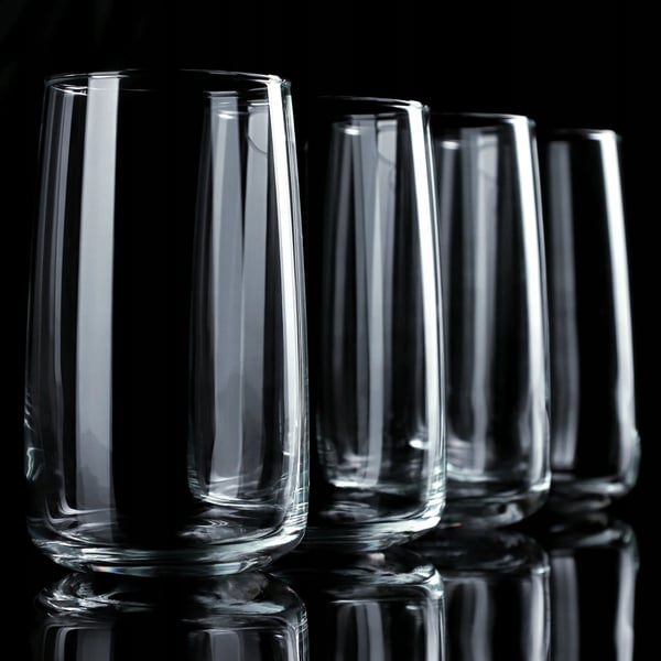 Dricksglas - Set 8-pack - 480 ml Per Glas - Brun