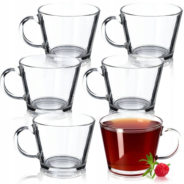 Drikkeglas - Te- og juiceglas - Sæt 6 stk - 380 ml - Glas - FCM-certificeret