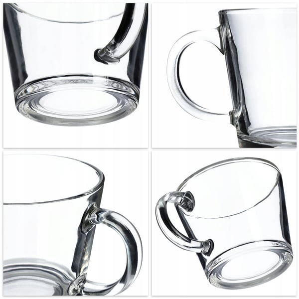 Drikkeglas - Te- og juiceglas - Sæt 6 stk - 380 ml - Glas - FCM-certificeret