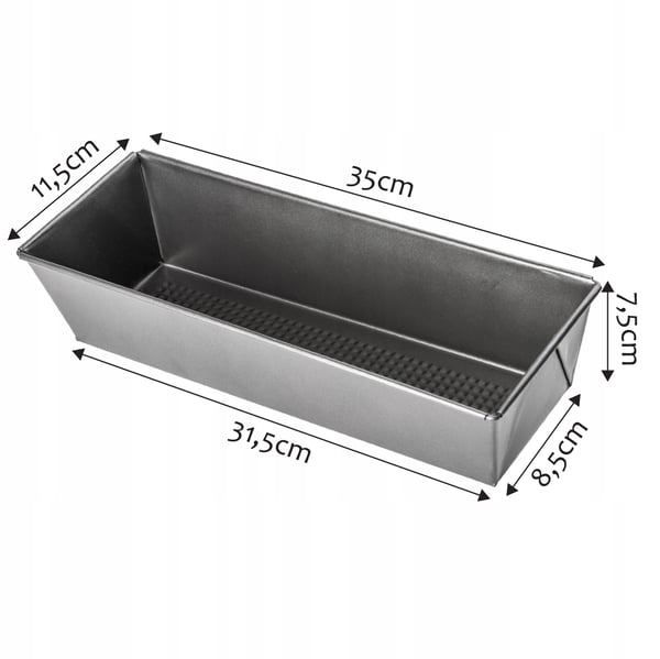 Bageform - Kageform - Non-stick - Metal - 35 cm - CE/EU