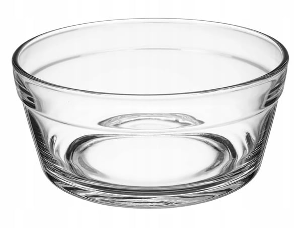 Skål i glas - Salatskål/snackskål - Størrelse 12,5 cm - CE/EU-godkendt
