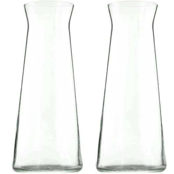 Glaskaraff Set - Lemonad-/vattenkaraff - 2-pack - 1 liter - Glas