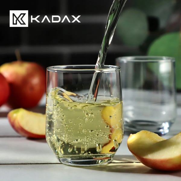 Drikkeglas - Sæt 6 stk. - 205 ml - Juice/Vand - Glas - FCM-certificeret - Brun