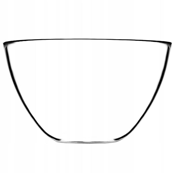 Salatskål - Glasskål - Diameter 17 cm - Til salat og frugt - CE/EU-godkendt