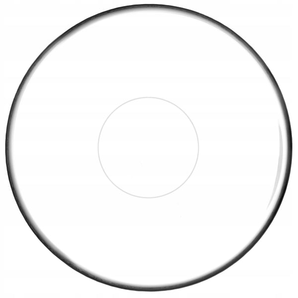 Salatskål - Glasskål - Diameter 17 cm - Til salat og frugt - CE/EU-godkendt