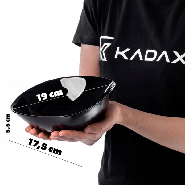 Salatskål - Serveringsskål i Glas - 19 cm - Til Salat, Suppe, Snacks