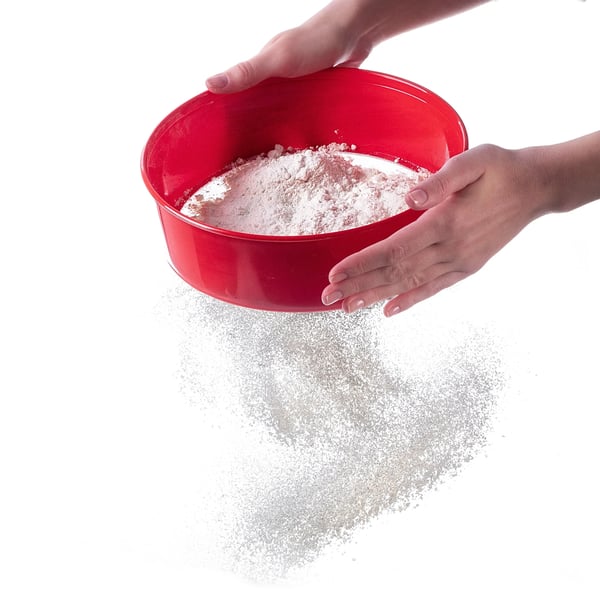 Melsigte - Køkkensigte - Diameter 22 cm - FCM-certificeret til fødevarekontakt - Assorterede farver