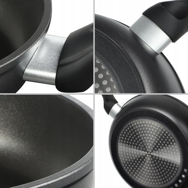 Gratinfad / Ovnfast fad - Rund 20 cm - Slip-let non-stick - Til induktion og gas - Beige