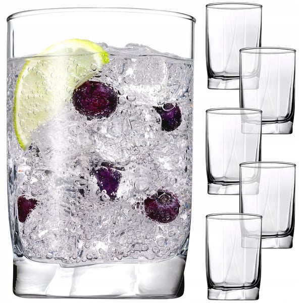 Drikkeglas - Juiceglas Sæt - Antal 6-pak - Volumen 250 ml - FCM-certificeret - Fremstillet i Polen