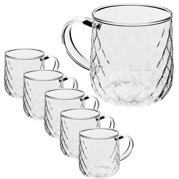 Teglas - Set - 6-Pack - 350 ml - FCM-certifierade - Brun