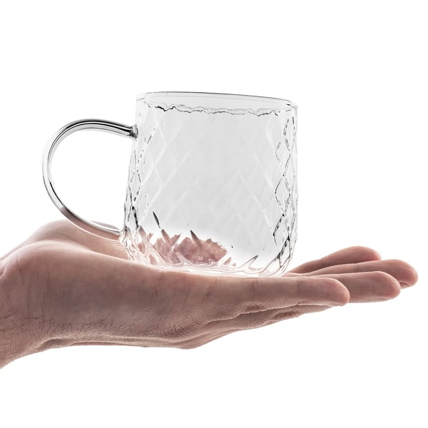 Teglas - Sæt - 6 Stk. - 350 ml - FCM-certificerede - Brun
