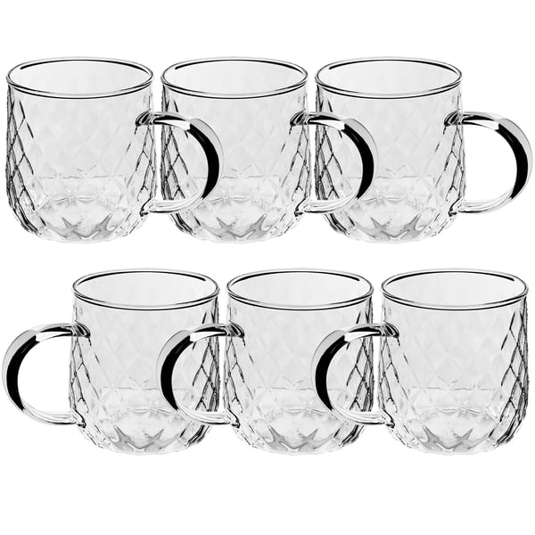 Teglas - Sæt - 6 Stk. - 350 ml - FCM-certificerede - Brun