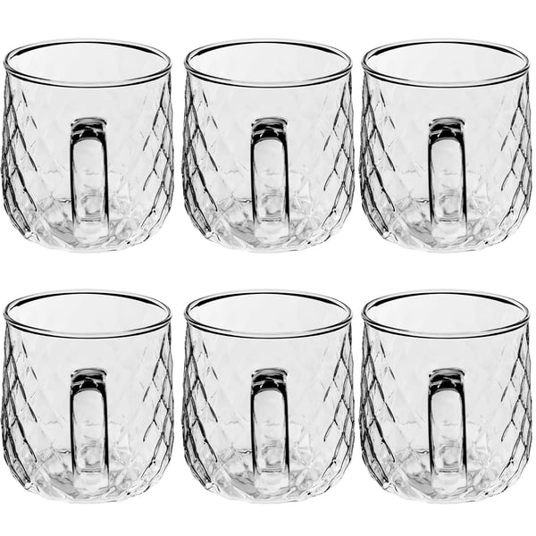 Teglas - Sæt - 6 Stk. - 350 ml - FCM-certificerede - Brun
