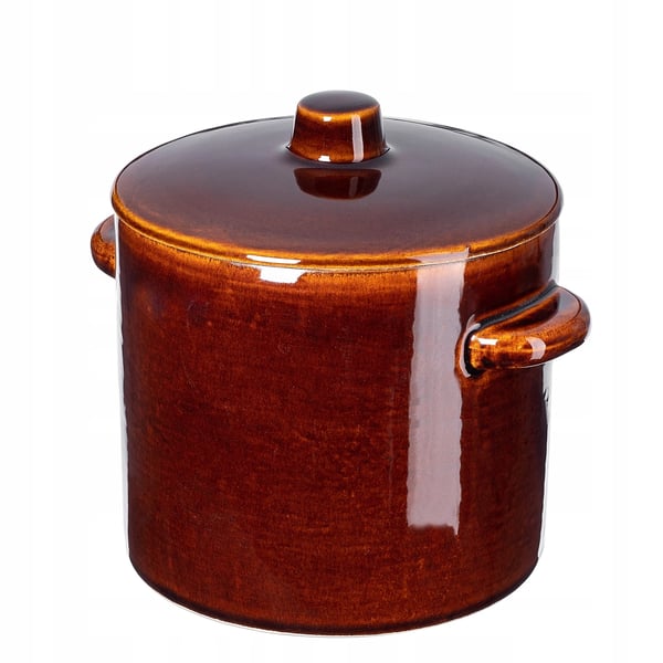 Isterkruka - Förvaringsburk - 1,5 l - Stengods - Keramik - Brun